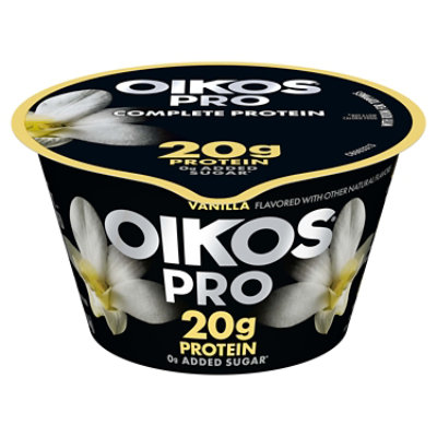 Oikos Pro Vanilla Cultured Ultra Filtered Milk Yogurt - 5.3 Oz