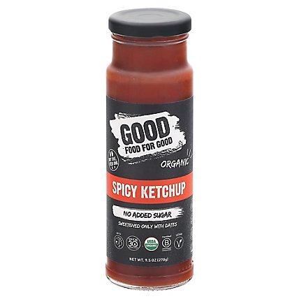 Good Food For Good Ketchup Spicy - 9.5 OZ - Image 3