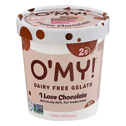 Omy Dairy Free Gelato I Love Choc Keto - 1 PT - Image 1