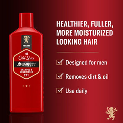 Old Spice Shampoo And Conditioner 2in1 For Men Swagger - 13.5 Fl. Oz. - Image 2