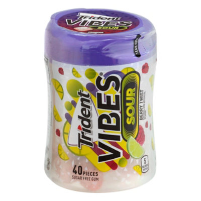 Trident Vibes Sour Gum - 40 CT - Image 1