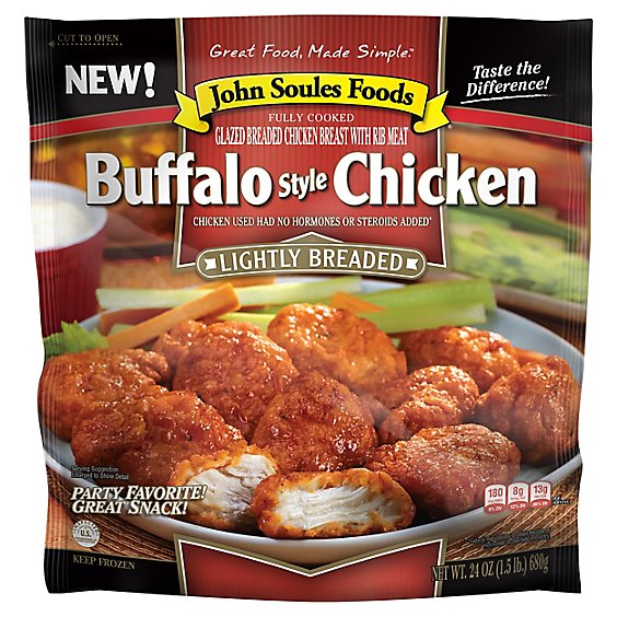 John Soules Foods Buffalo Style Chicken - 24 OZ