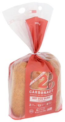 Carbonaut Buns Hot Dog White 6 Count - 10 Oz - Image 7