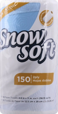 Snow Soft Jumbo Paper Towels - 1 RL - Image 2