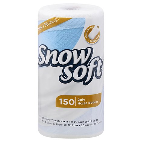 Snow Soft Jumbo Paper Towels - 1 RL
