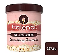 Talenti Strawberry Shortcake Gelato Layers - 297.6 Grams