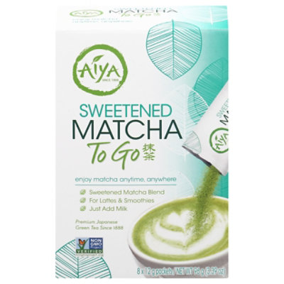 Aiya Matcha Sweetened Togo Stick - 1 EA - Image 3