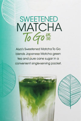 Aiya Matcha Sweetened Togo Stick - 1 EA - Image 6