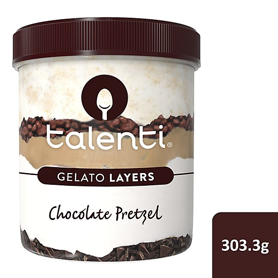 Talenti Chocolate Pretzel Gelato Layers - 309 Grams