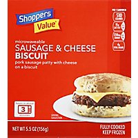 Shoppers Value Sausage Cheese Biscuit - 5.50  OZ - Image 2