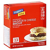 Shoppers Value Sausage Cheese Biscuit - 5.50  OZ - Image 1
