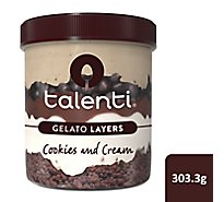 Talenti Cookies and Cream Gelato Layers - 10.7 Oz