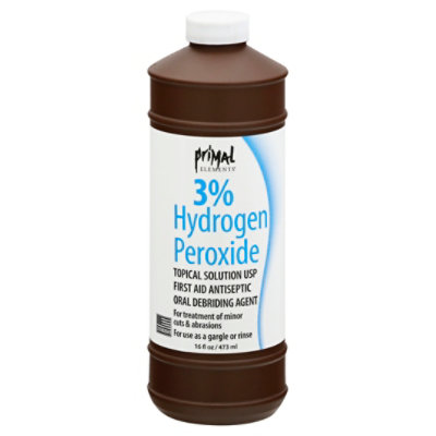 Primal Elements Hydrogen Peroxide 3% - 16 OZ - Pavilions