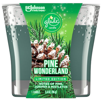 Glade Pine Wonderland Small Candle - 3.4 Oz - Image 1