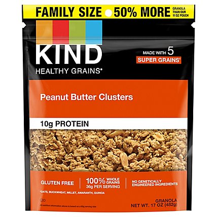 Kind Snacks Grain Peanut Butter Cluster - 17 OZ - Image 3