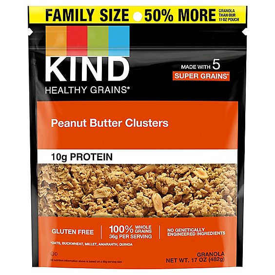 Kind Snacks Grain Peanut Butter Cluster - 17 OZ