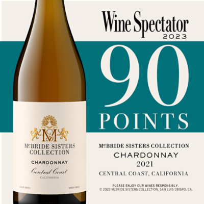 Mcbride Sisters Collection Chardonnay California White Wine - 750 Ml - Image 5