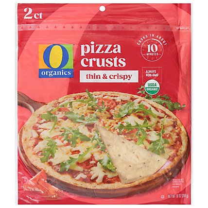 O Organics Pizza Crust Thin Crispy 2pk - 10 OZ - Image 3