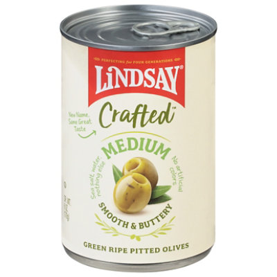 Lindsay Crafted Medium Pitted Green Oliv - 6 OZ - Image 3