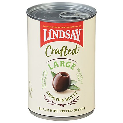 Lindsay Crafted Large Pitted Black Olive - 6 OZ - Image 1