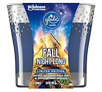 Glade Fall Night Long Small Candle - 3.4 Oz