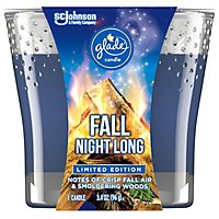 Glade Fall Night Long Small Candle - 3.4 Oz - Image 1