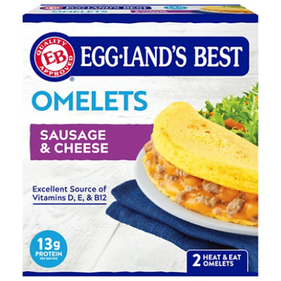 Eggland's Best Sausage & Cheese Omelets - 7.8 Oz - Image 2