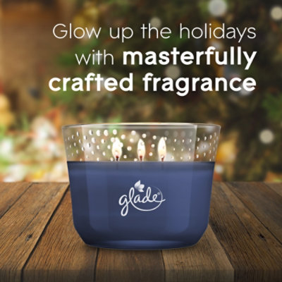 Glade Golden Fall Night Long Fragrance Candle Infused With Essential Oil 3 Wick Candle -  6.8 Oz - Image 3