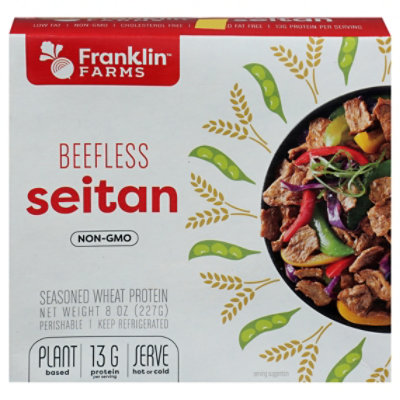 Franklin Farms Beefless Seitan - 8 OZ - Image 3