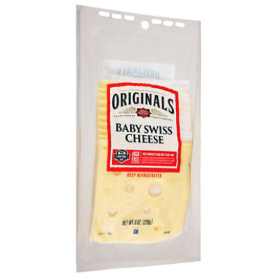 Dietz & Watson Originals Baby Swiss - 0.5 LB - Image 1