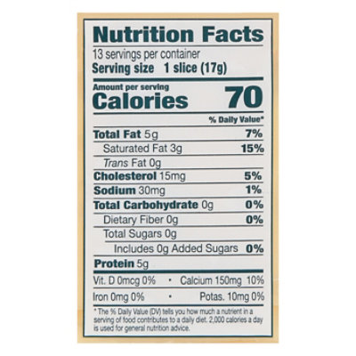 Dietz & Watson Originals Baby Swiss - 0.5 LB - Image 3