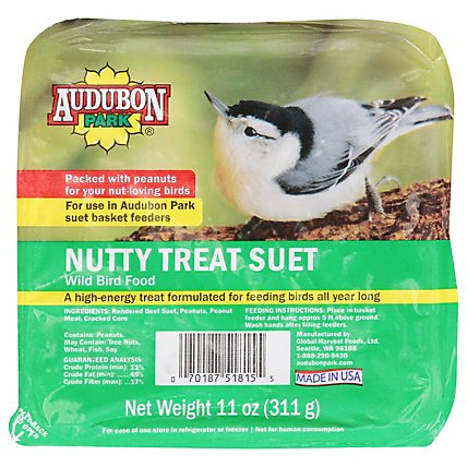 Audubon Nutty Treat Suet - 11 OZ - Image 2