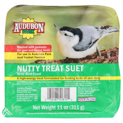 Audubon Nutty Treat Suet - 11 OZ