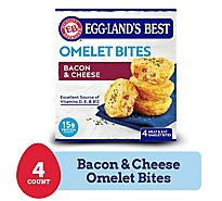 Egglands Best. Cage Free Bacon & 3 Cheese Egg Bites - 4 CT
