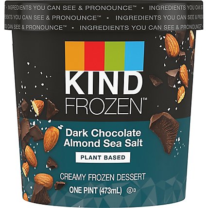 Kind Ice Cream Dark Chocolate Almond Share - 16 FZ - Image 2