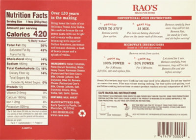Rao's Made For Home Penne alla Vodka Frozen Meal - 9 Oz - Image 5