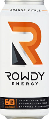 Rowdy Energy Drink Orange Citrus - 16 FZ - Image 2