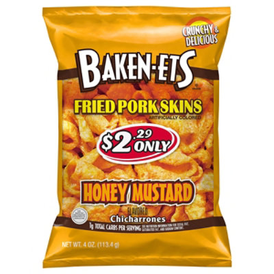 Baken-Ets Fried Pork Skins Honey Mustard - 4 OZ - Image 3