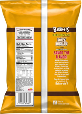 Baken-Ets Fried Pork Skins Honey Mustard - 4 OZ - Image 6