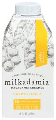Milkadamia Creamer Unsweetened - 16 FZ