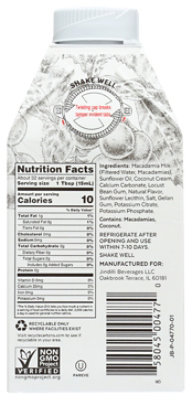 Milkadamia Creamer Unsweetened - 16 FZ - Image 3