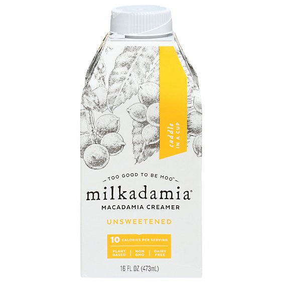 Milkadamia Creamer Unsweetened - 16 FZ