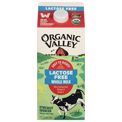 Organic Valley Lactose Free Whole Milk - HG - Image 1