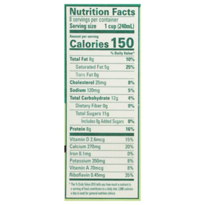 Organic Valley Lactose Free Whole Milk - HG - Image 3