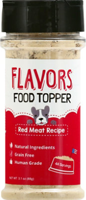 FLAVORS Food Topper For Dogs Red Meat Recipe - 3.1 Oz - Image 2