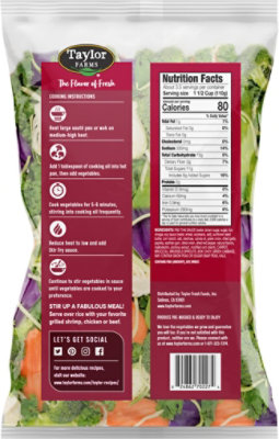 Taylor Farms Pad Thai Vegetable Stir Fry Kit Bag - 14 OZ - Image 6