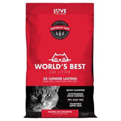 Worlds Best Multi Cat Clumping Cat Litterter - 15 LB - Image 3