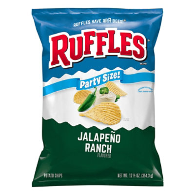 Ruffles Potato Chips Jalapeno Ranch - 12.5 OZ - Image 1