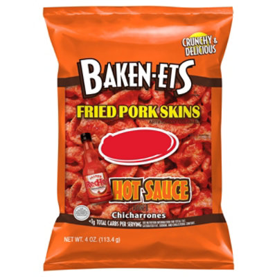 Baken-ets Fried Pork Skins Franks Red Hot - 4 OZ - Image 2