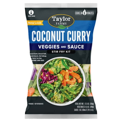 Taylor Farms Coconut Curry Vegetable Stir Fry Kit Bag - 12.5 OZ - Image 3